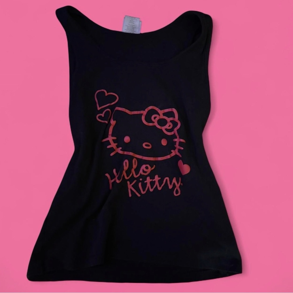 Hello Kitty Black Tank Top